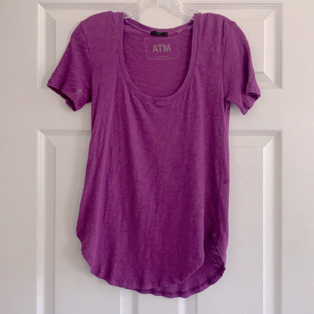 ATM women’s Purple T shirt size XS